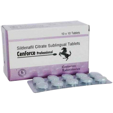 Cenforce Professional (Sildenafil 100mg Sublingual) - Nyelv alatt oldódik