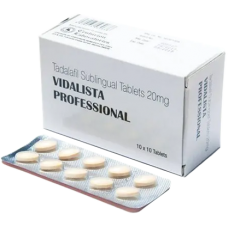 Vidalista Professional (Tadalafil 20mg Sublingual) - Nyelv alatt oldódik